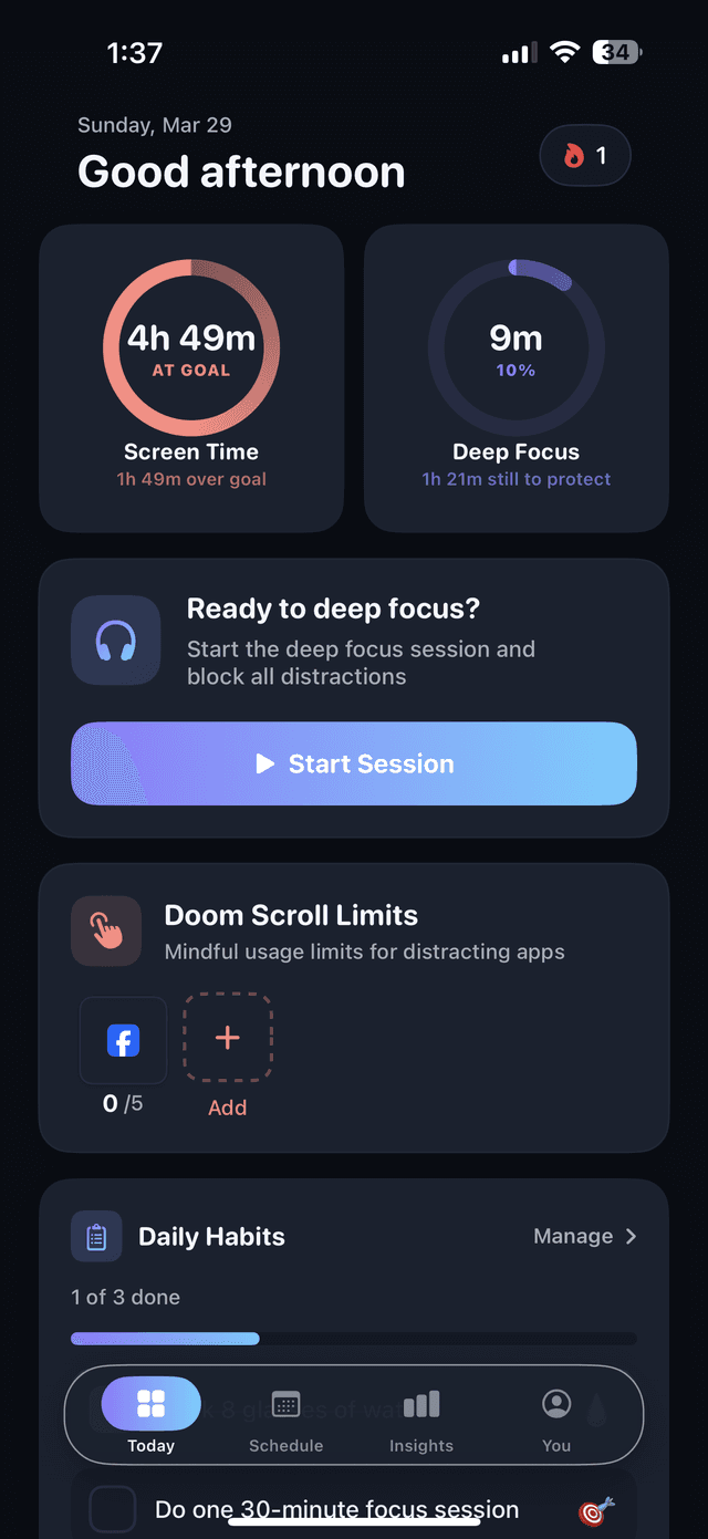 Presently app screenshot
